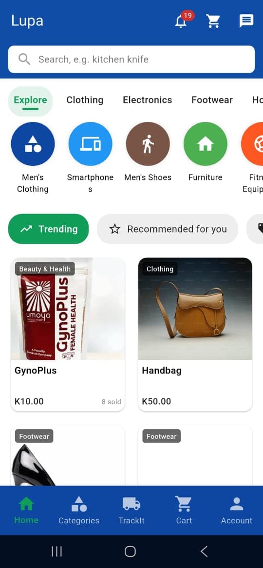 Lupa app screenshot 1